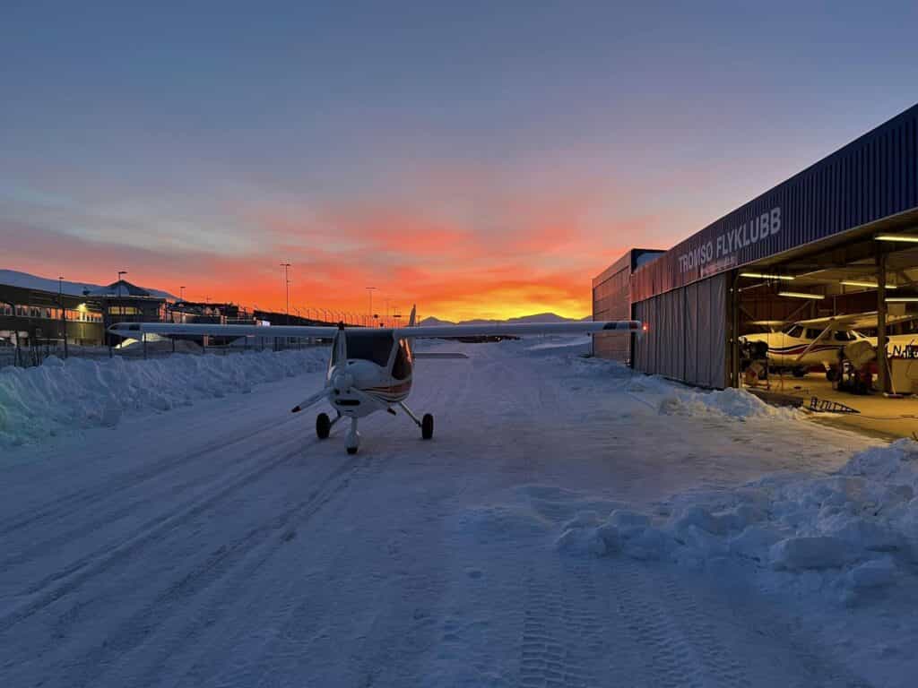 Årets første flytur