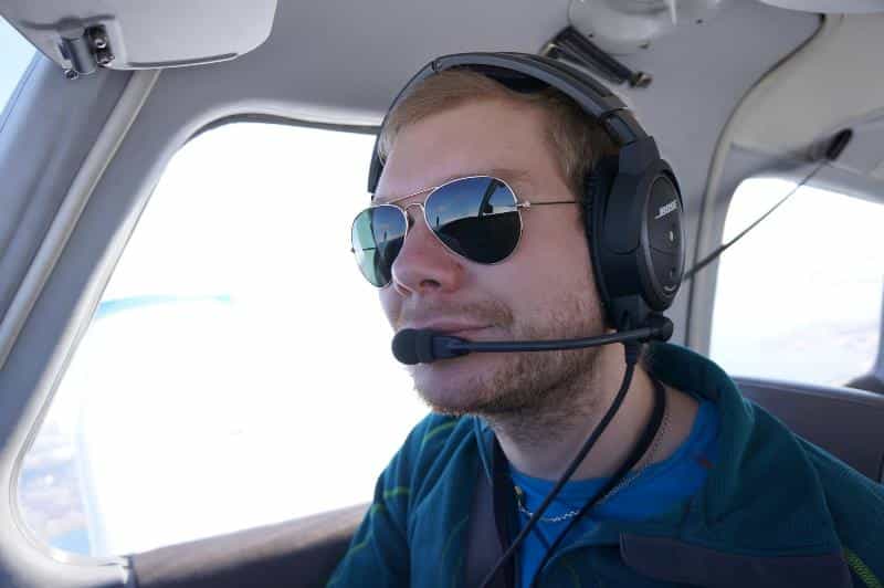 Instruktør Kristian Bergesen godkjent for VFR Night